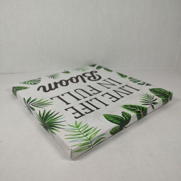 Special Moments Memories Collection Wall Art Live Life Full Bloom Floral 8.5" - Picture 4 of 11